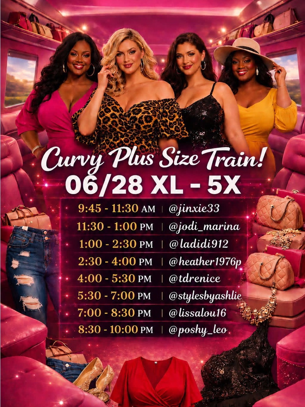 Curvy Plus Size Train